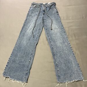 Kensie “The Carla” Retro Luxe Stretch High Rise Wide Leg Jeans Women’s Size 0/25